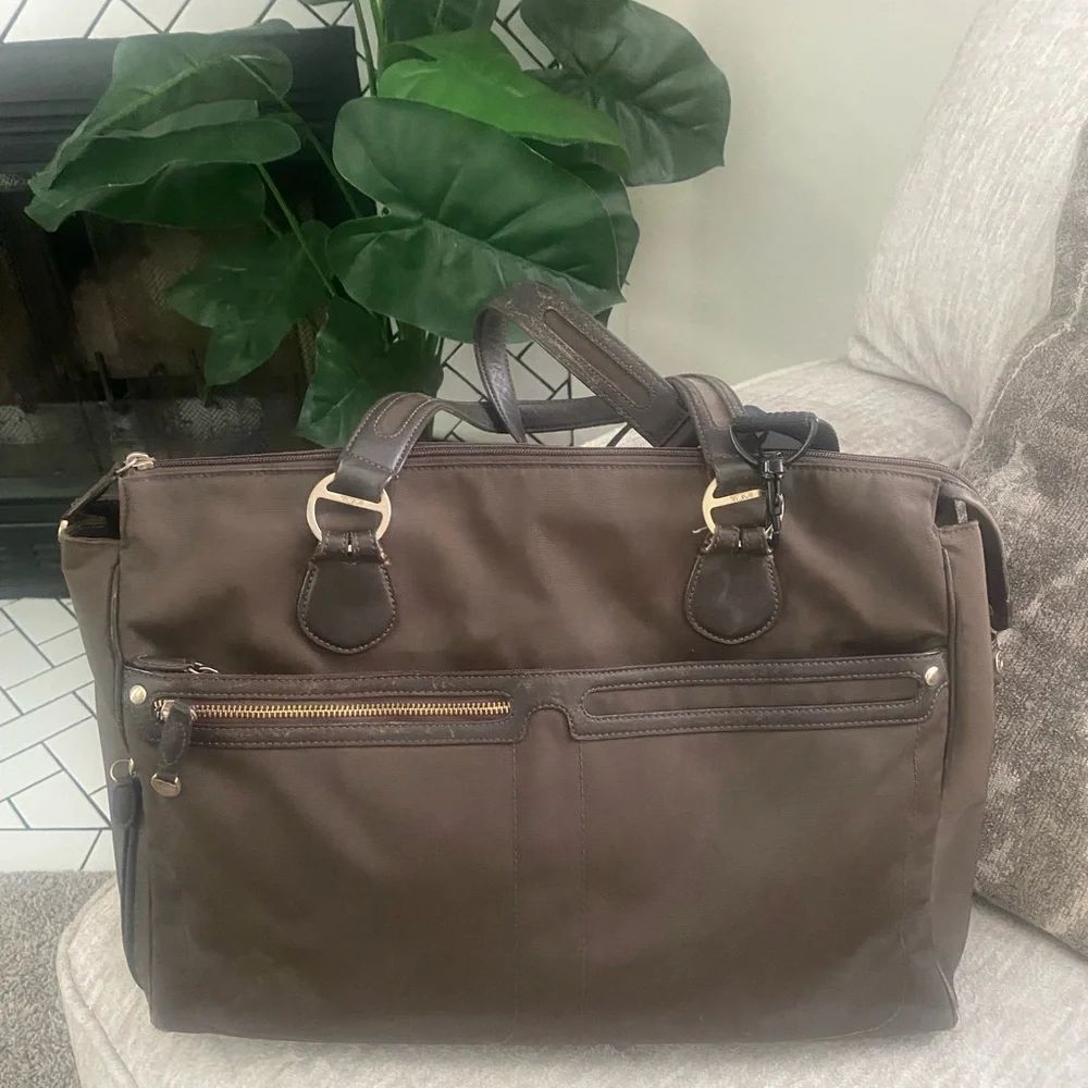 tumi academy travel briefcase bag